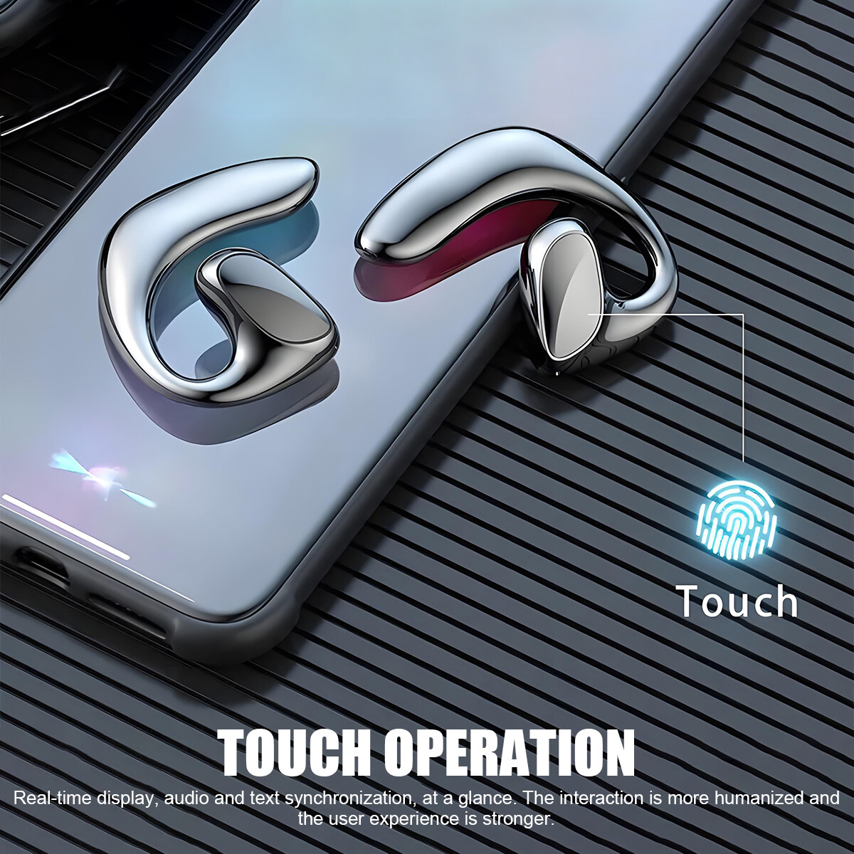 Translator Earbuds Wireless Bluetooth Two Way Translator Device 144 Languages M8