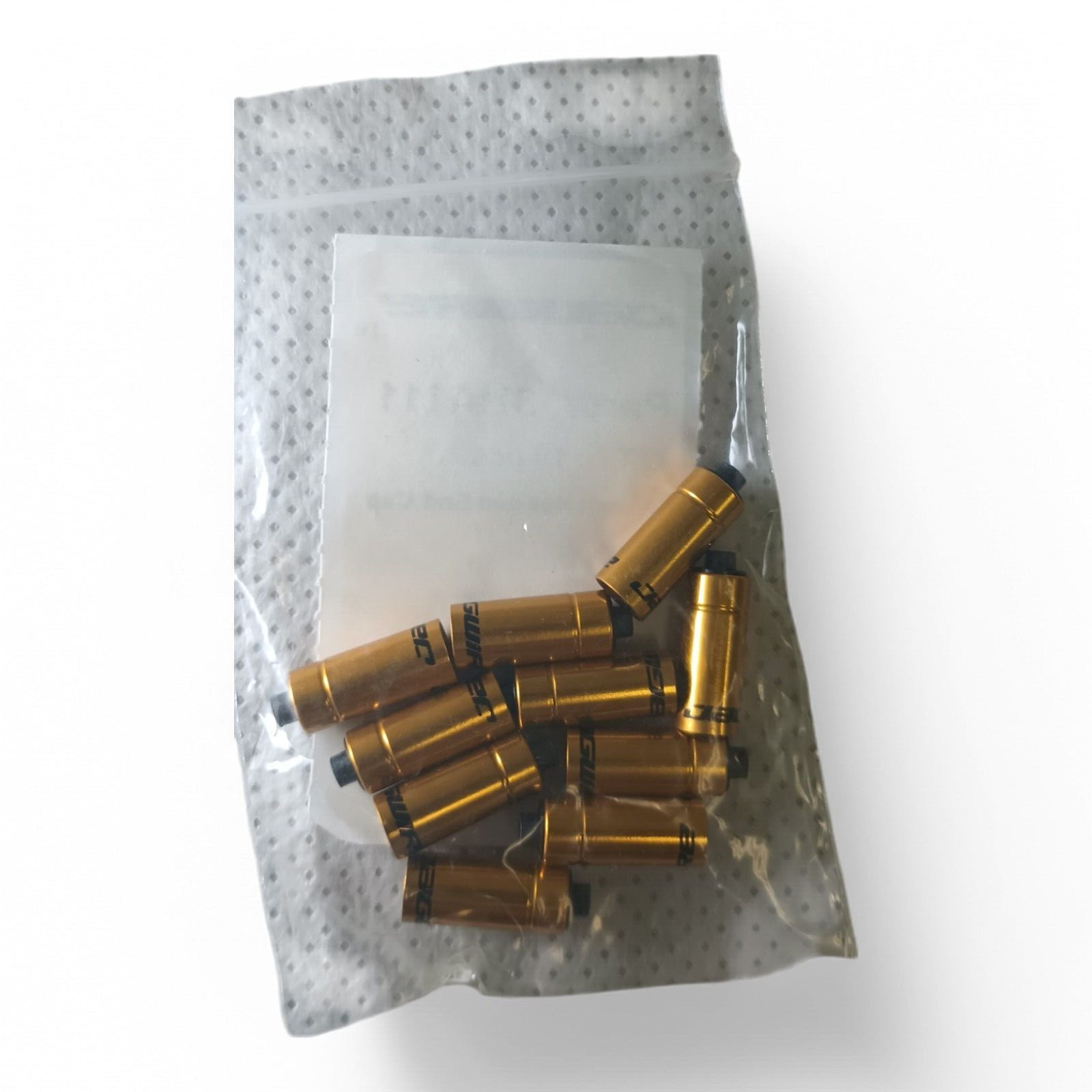 Jagwire 4.5mm Hooded End Cap Gold Alloy 10pcs