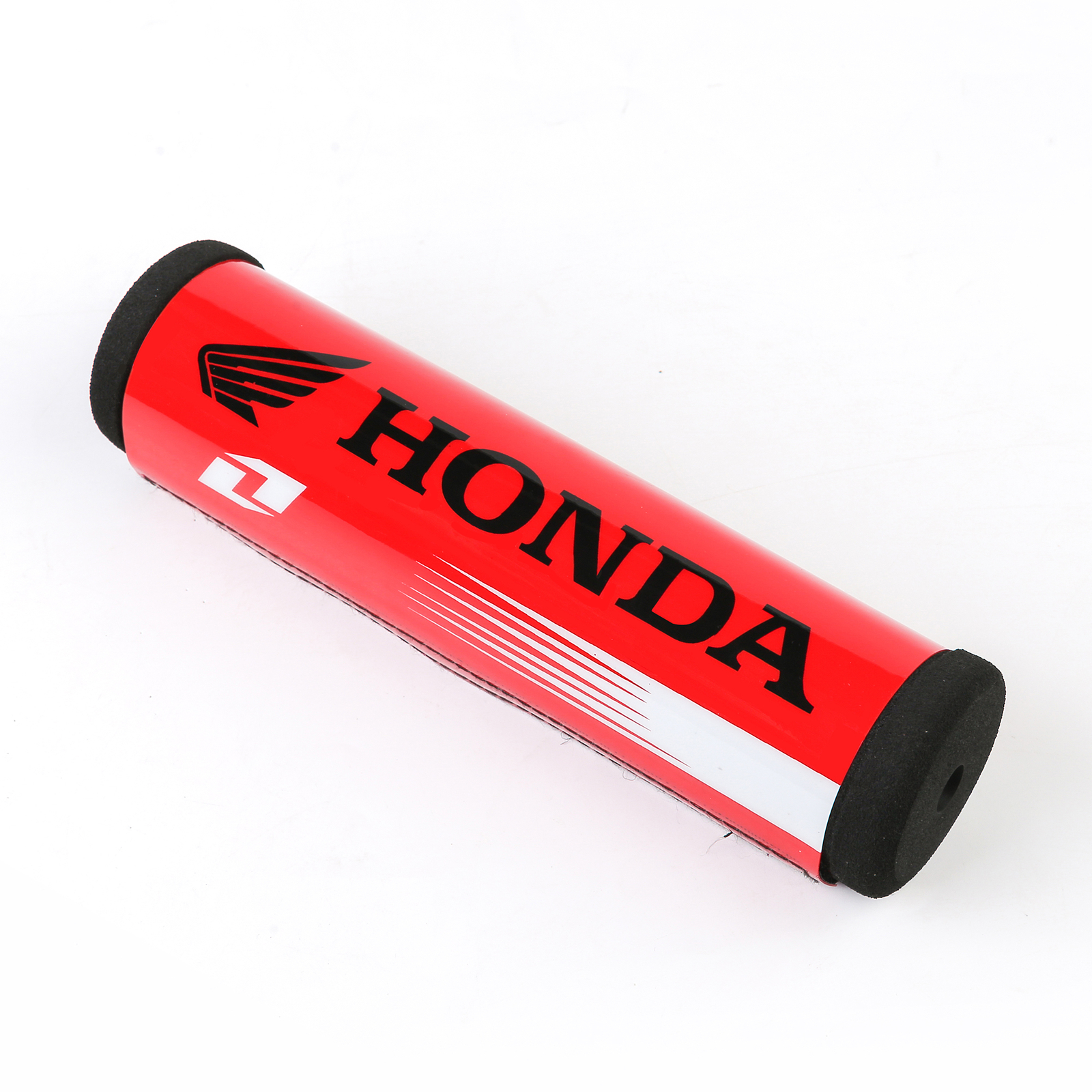 7.9″ Black Text Red Cover Honda Sponge Foam Crossbar Handlebar Protection Pad