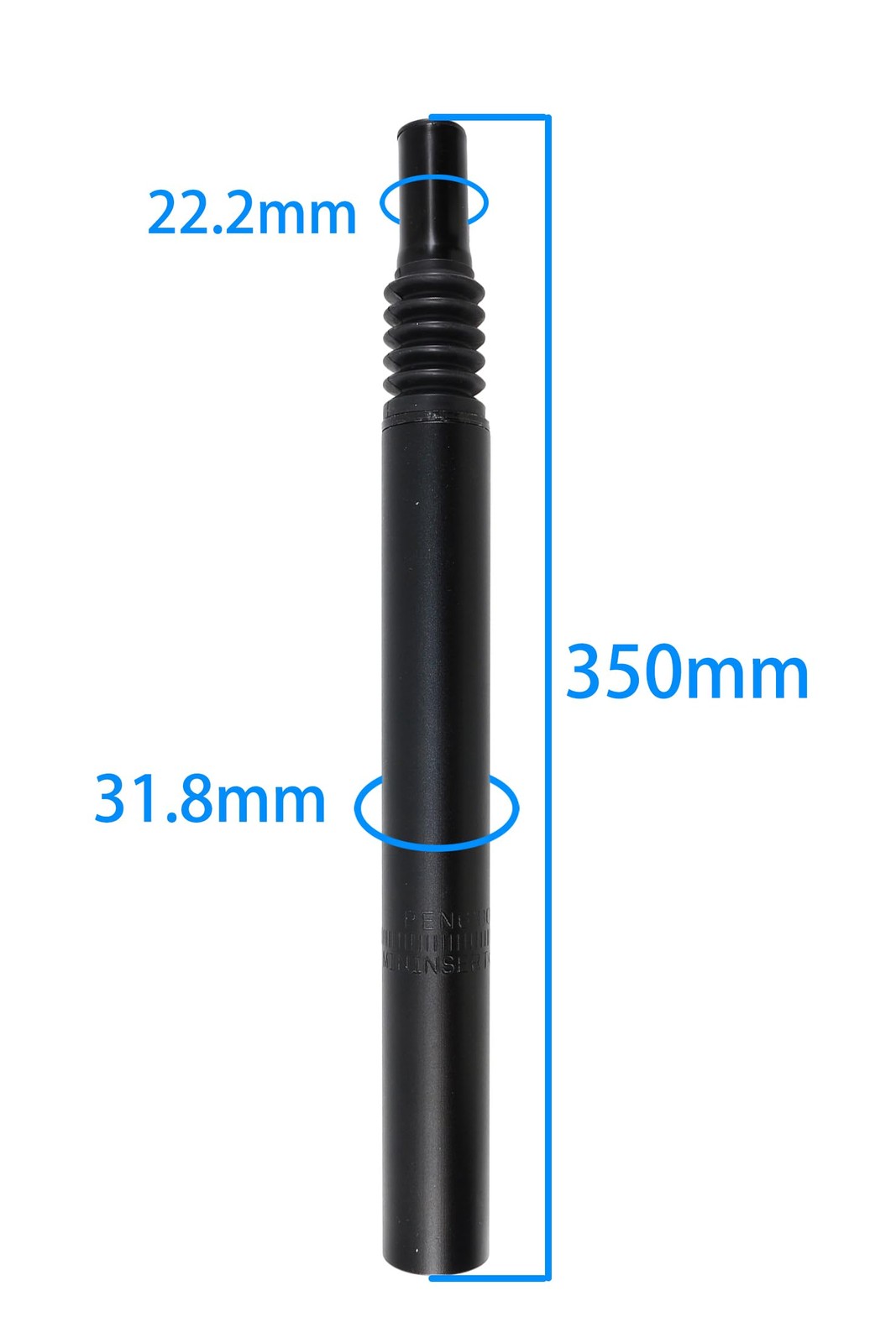 WEERAS ShockAbsorbing Bicycle Seat Post Straight Post Seat Reversible 31.8mm …