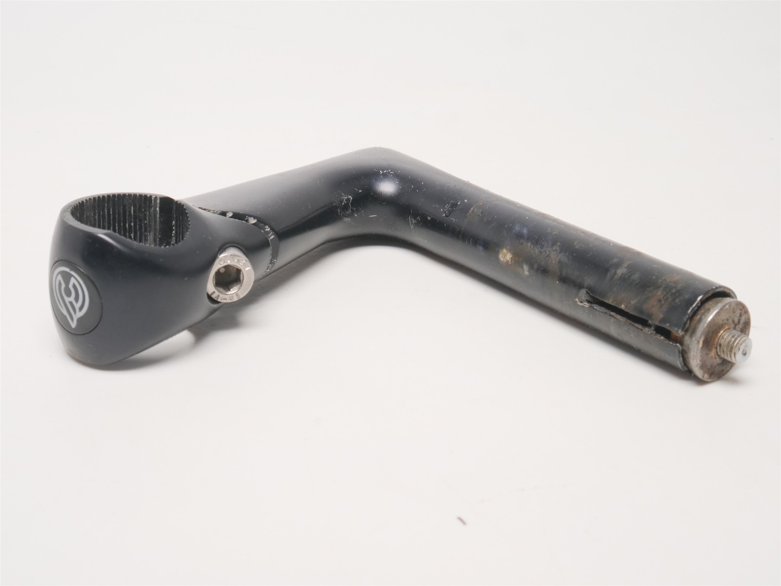 Cinelli XA Stem Quill 1″ 110mm 26.0 22.2 Black Aluminum Threaded Vintage