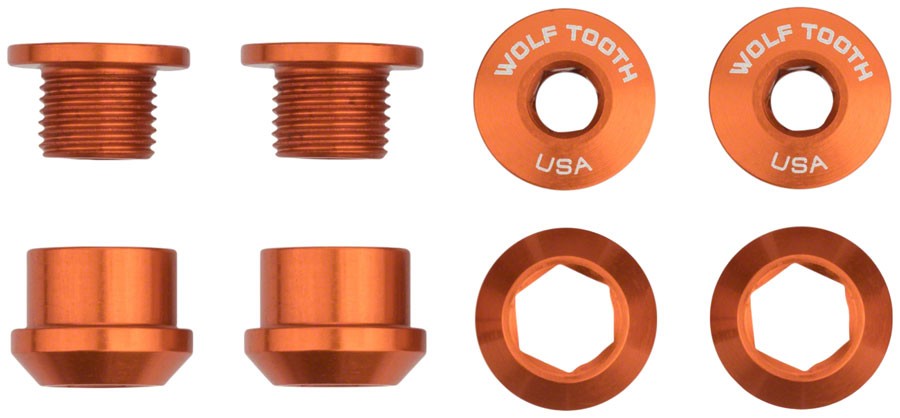 1x Chainring Bolt Sets – Wolf Tooth 1x Chainring Bolt Set – 6mm, Dual Hex