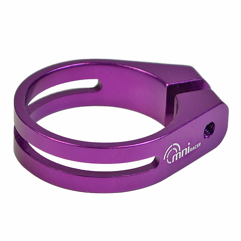 OMNI Racer WORLDS LIGHTEST Alloy Seatpost Clamp: JUST 10 grams!!! 28.6-29mm