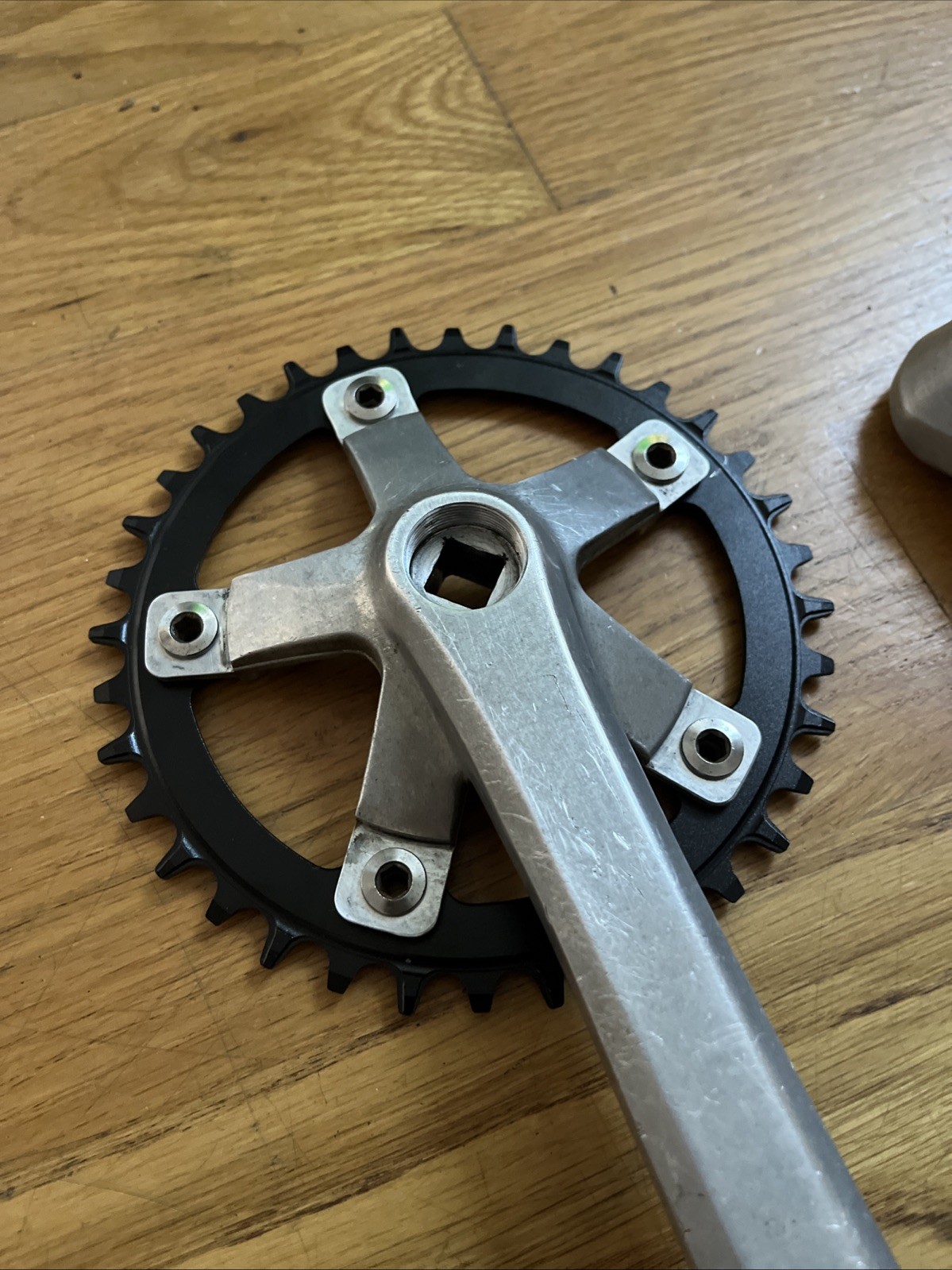 Vintage Shimano FC-B124 Crankset 175mm Square Taper 110 BCD Made in Japan