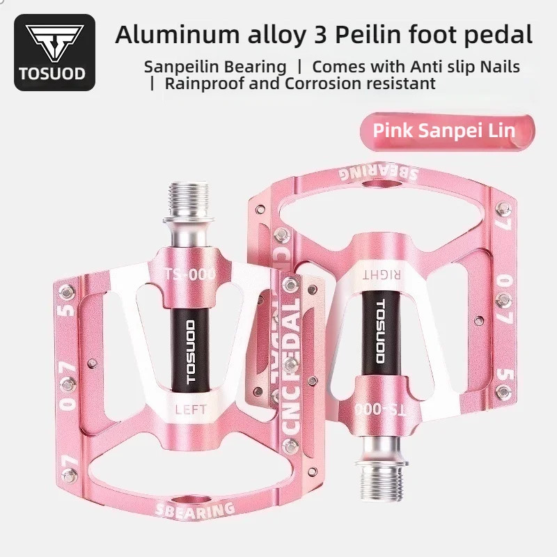 CNC Aluminum Alloy Anti-Slip Bicycle Pedals for MTB & Road Bikes