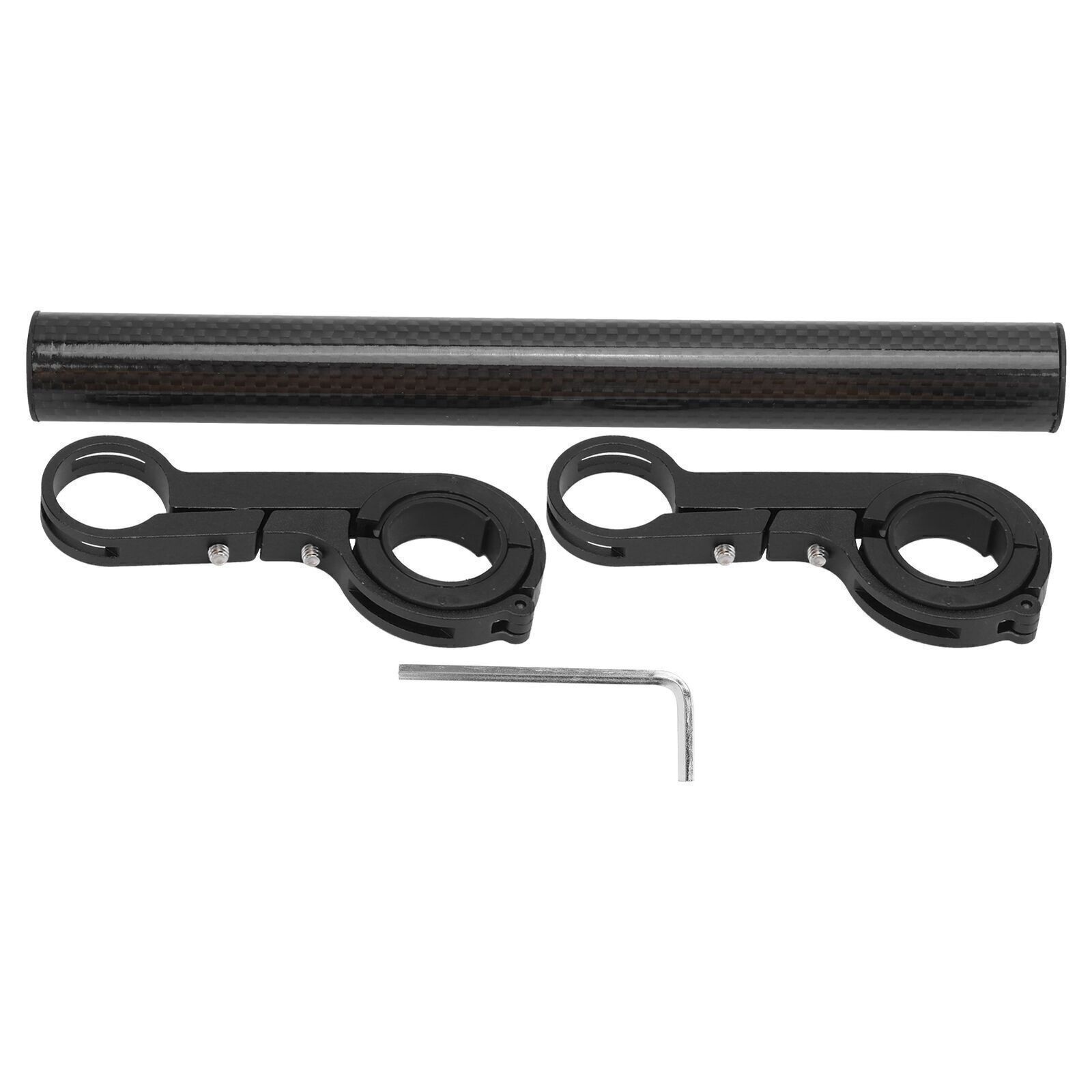 20CM Carbon Tube Bicycle Handlebar Extender Bracket Mount Bike