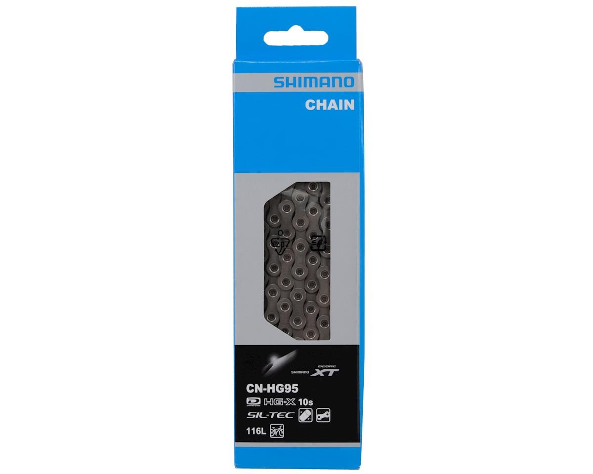 Shimano XT CN-HG95 Chain (Silver) (10 Speed) (116 Links) [ICNHG95116I]