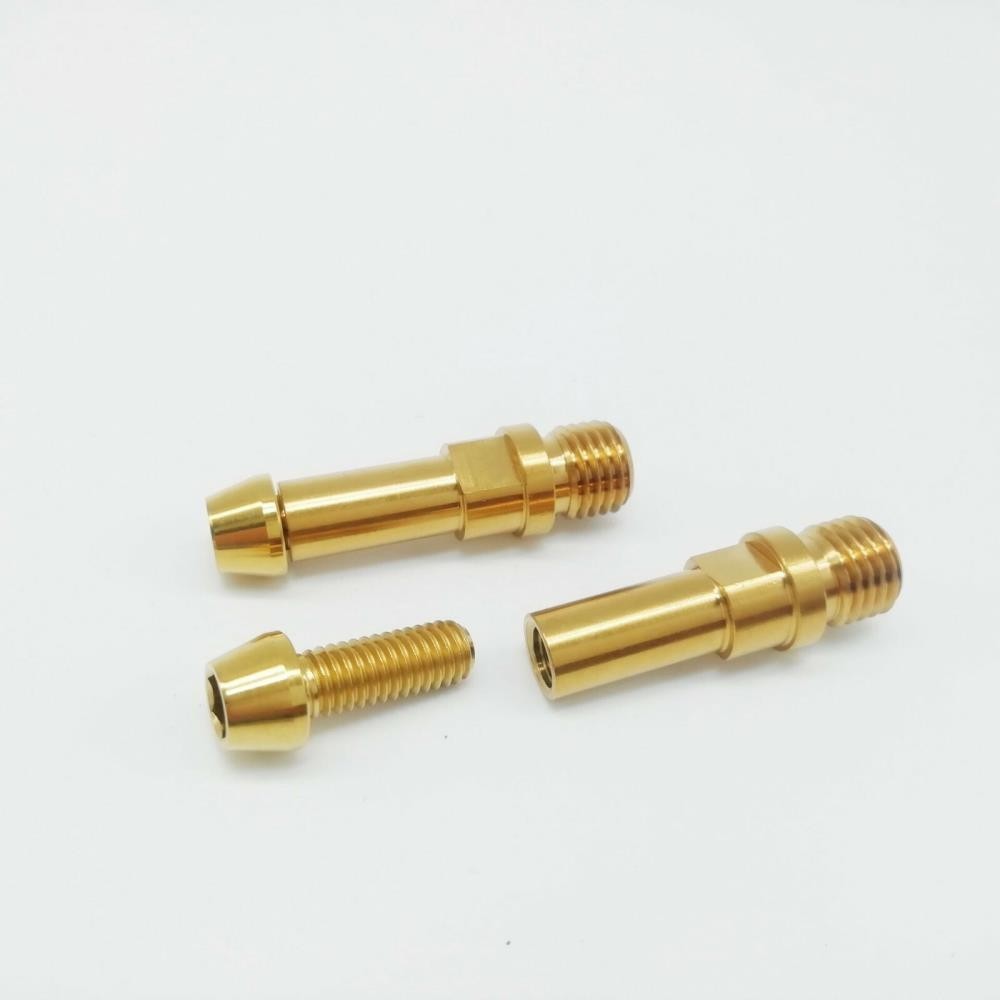 Bicycle Titanium Ti Brake Post V Brake Bosses M10X1.25mm & M6X16mm bolts 2pcs [