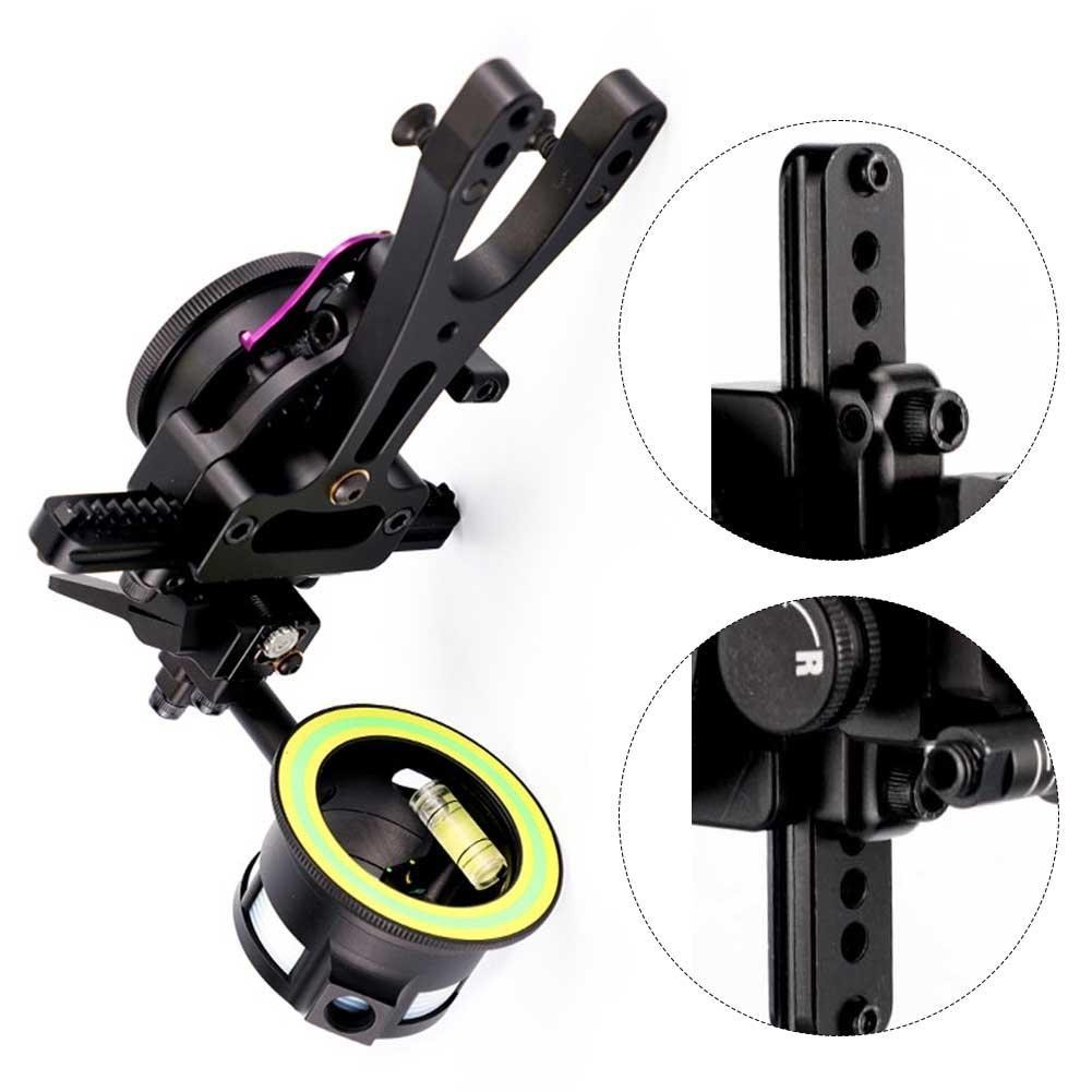 Bow Sight Pulley Sight Mechanical Quick Adjustment Fine Tune Horizontal
