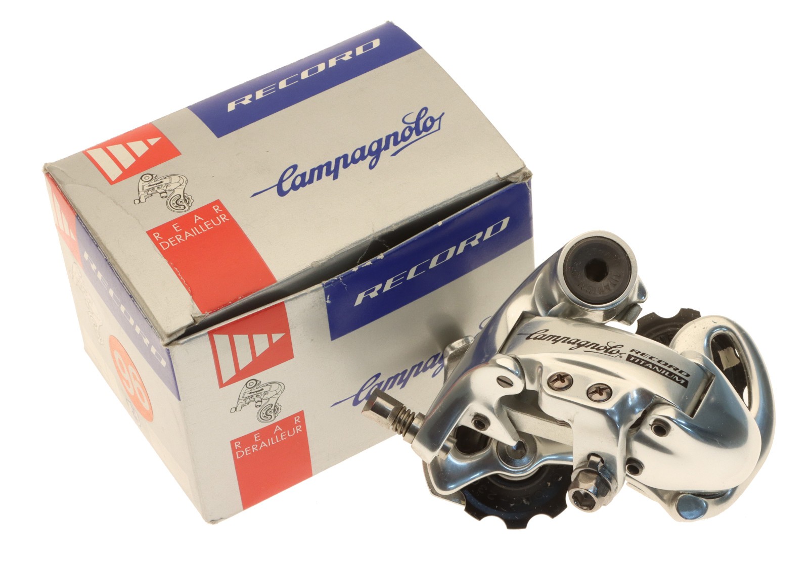 Campagnolo Record Titanium ’96 RD-08RE Rear Derailleur 8 Speed NOS NEW NIB