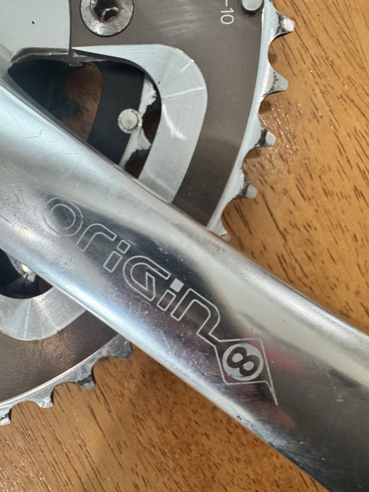 Origin8 Alloy Triple CrankSet 155mm Aluminum Square Taper Fsa Salsa Chainrings