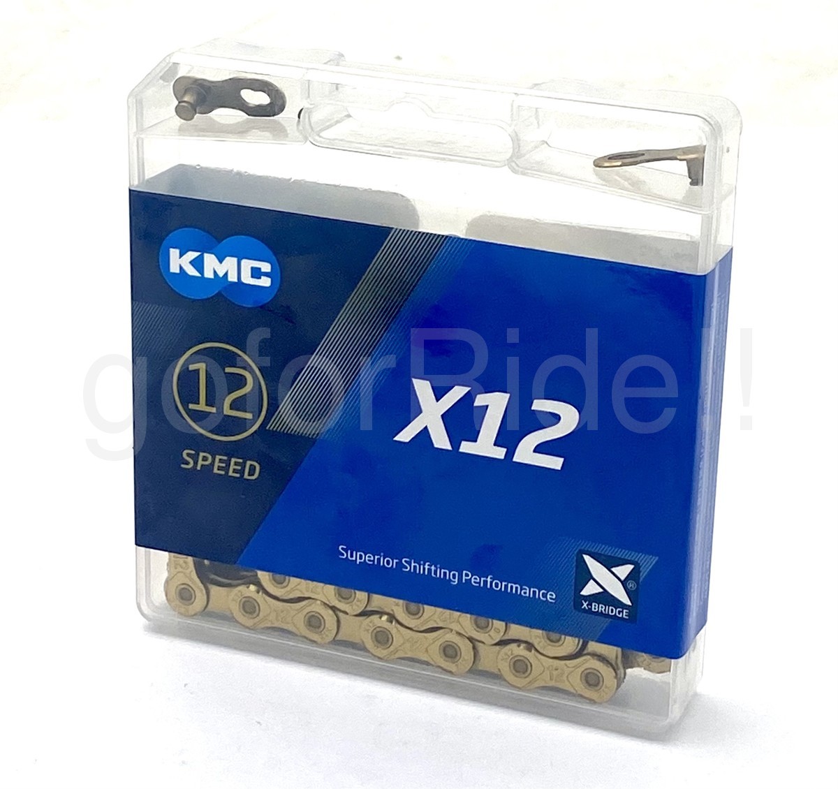 KMC X12 12-Speed 126L Bike Chain Ti Gold for Shimano,SRAM,12S Driverrains NIB