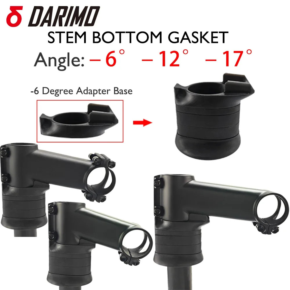 Carbon Bicycle Riser Handlebar Stem 60-120mm 6/17 Degree 31.8mm Computer Stand