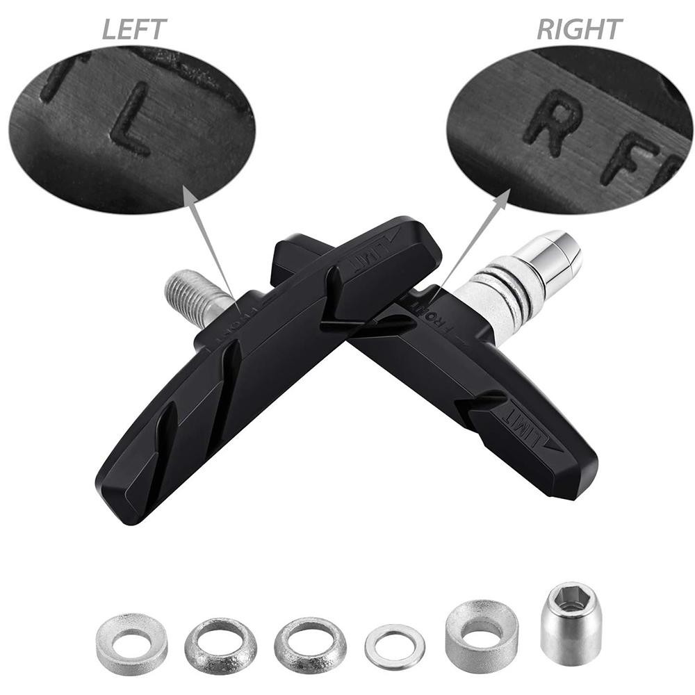 Bike Brake Pads Rubber V-brake Blocks Mtb Road Bicycle Shoes Cycling Accessories