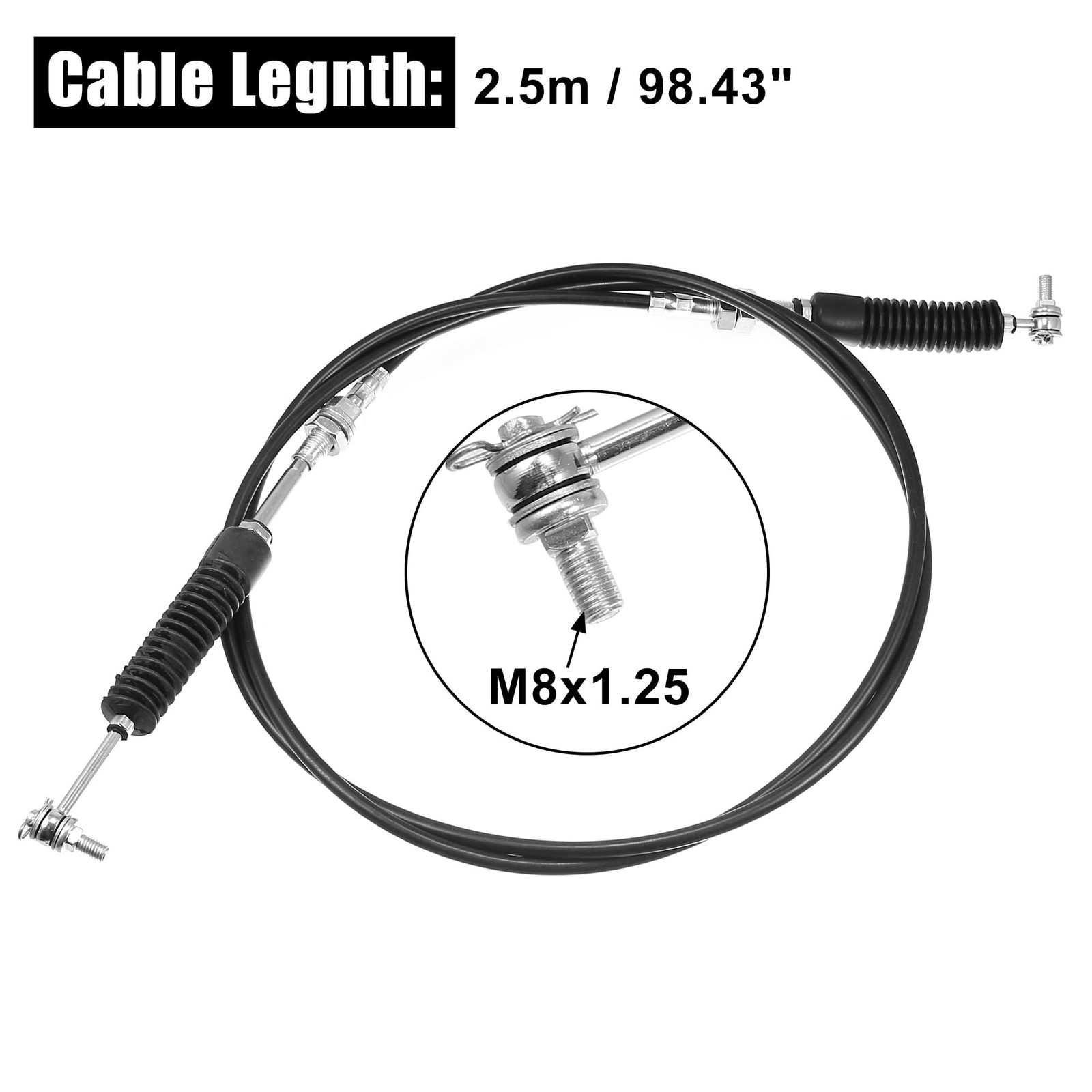 X AUTOHAUX 7081883 Gear Shift Cable Transmission Shifter Wire Replacement for…