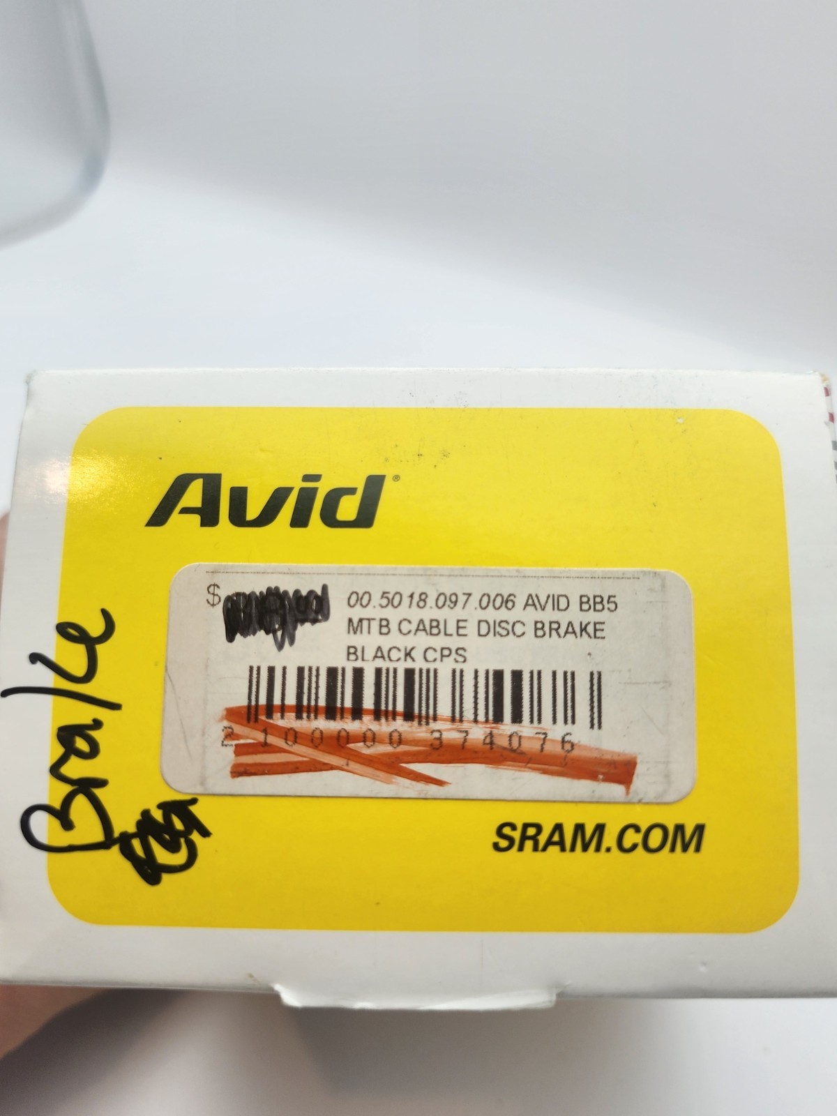 new Sram Avid BB5 MTB Cable Disc Brake Black, CPS, Rotor/Bracket Sold Separately