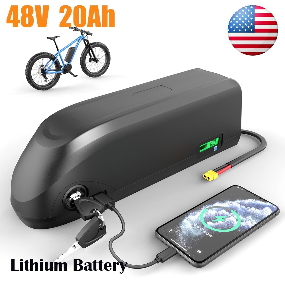48V 20Ah LG Cells Ebike Li-ion Battery for 250W 750W-2000W Electric Bike Motor