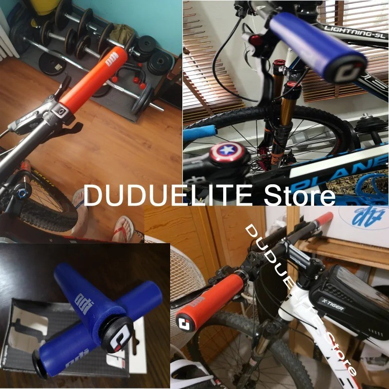 ODI MTB Bike Handlebar Grips Non Slip Rubber Alloy Cycling Handle Grip Pair