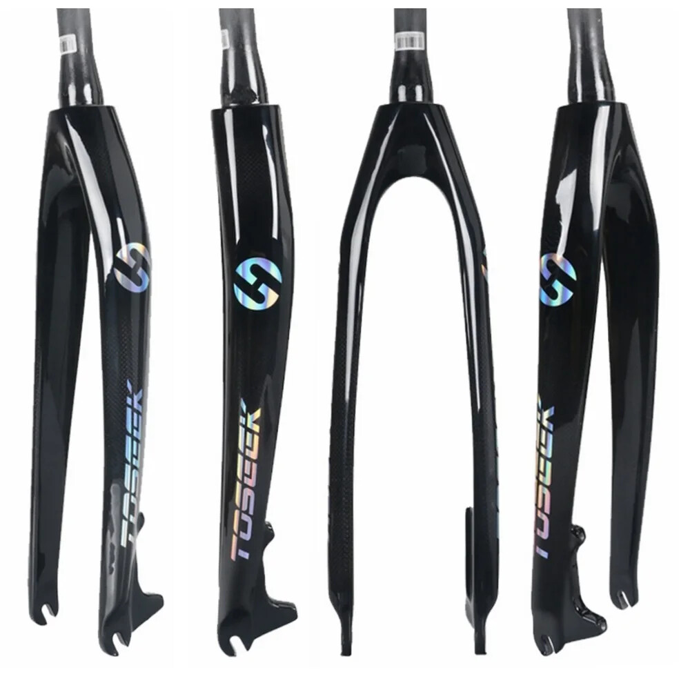 MTB Bicycle Carbon Fiber Rigid Fork 26er 27.5er 29er Tapered Tube 1-1/8 To1-1/2
