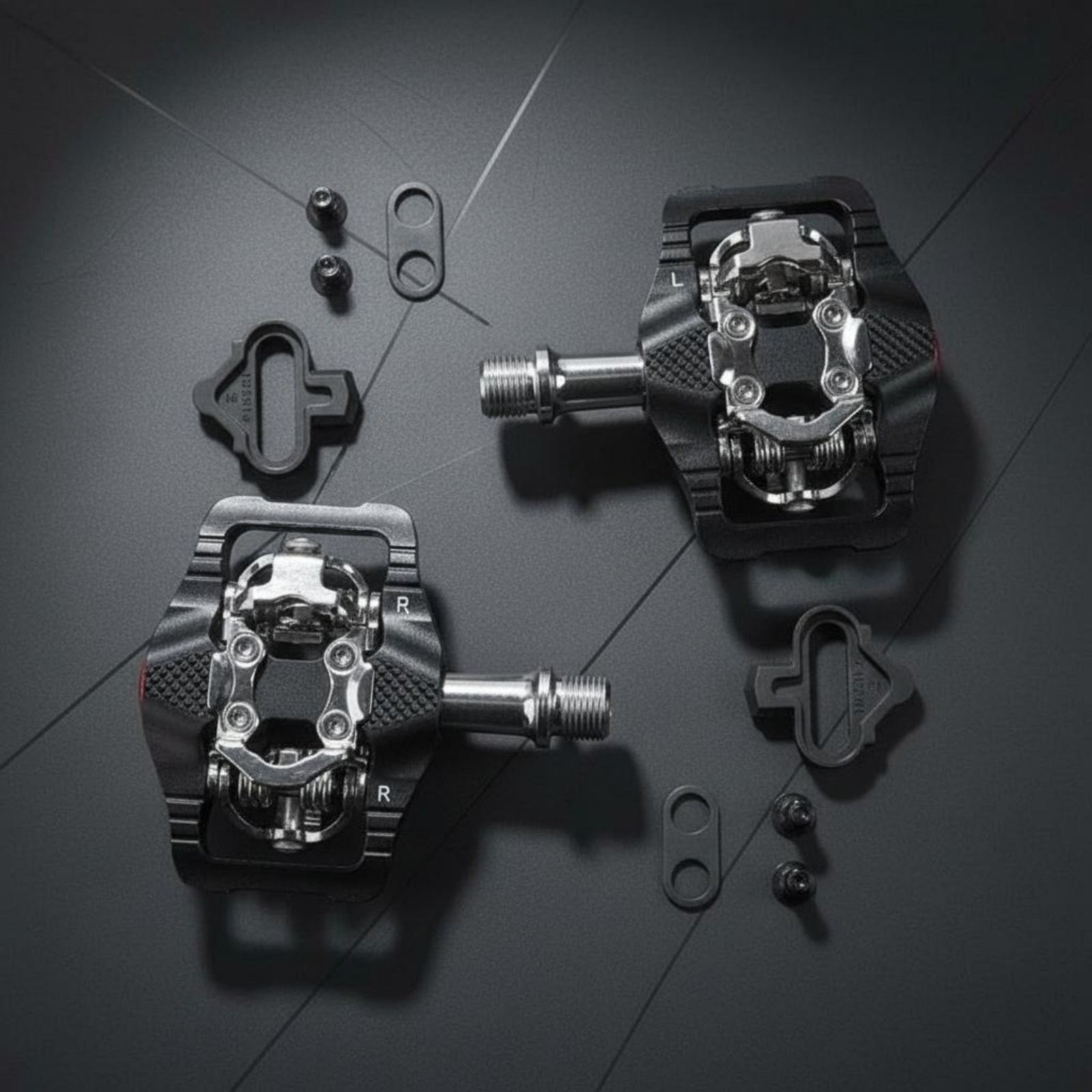 Double-Sided Side Clipless Pedal Alloy-Molybdenum Steel Spindle