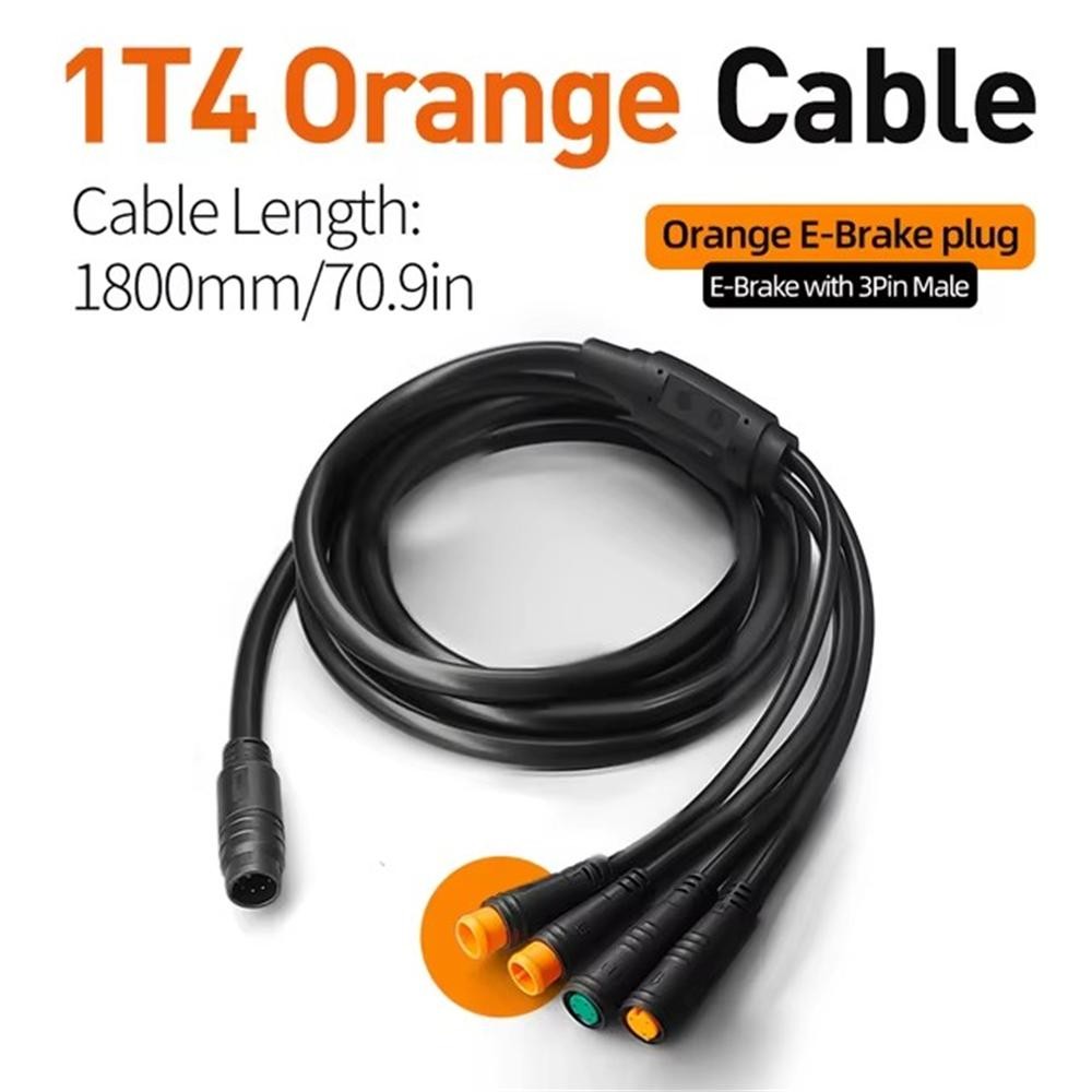 1T2/1T4/1T5 Julet E-bike Waterproof Connecting cable Controller Light Cable NEW