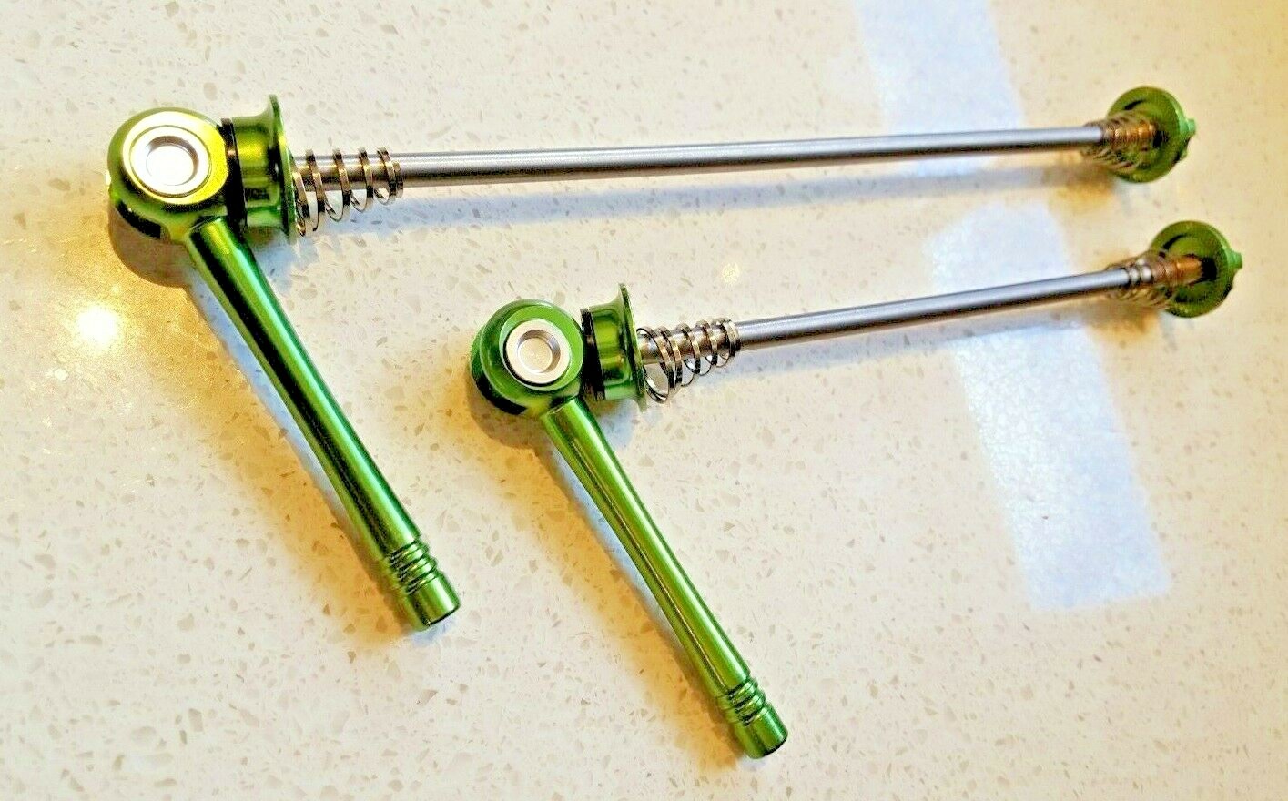 SKEWERS, Titanium & Alloy, «AEROZINE» 45 g, a pair, Quality, Strong & GRN Anod.