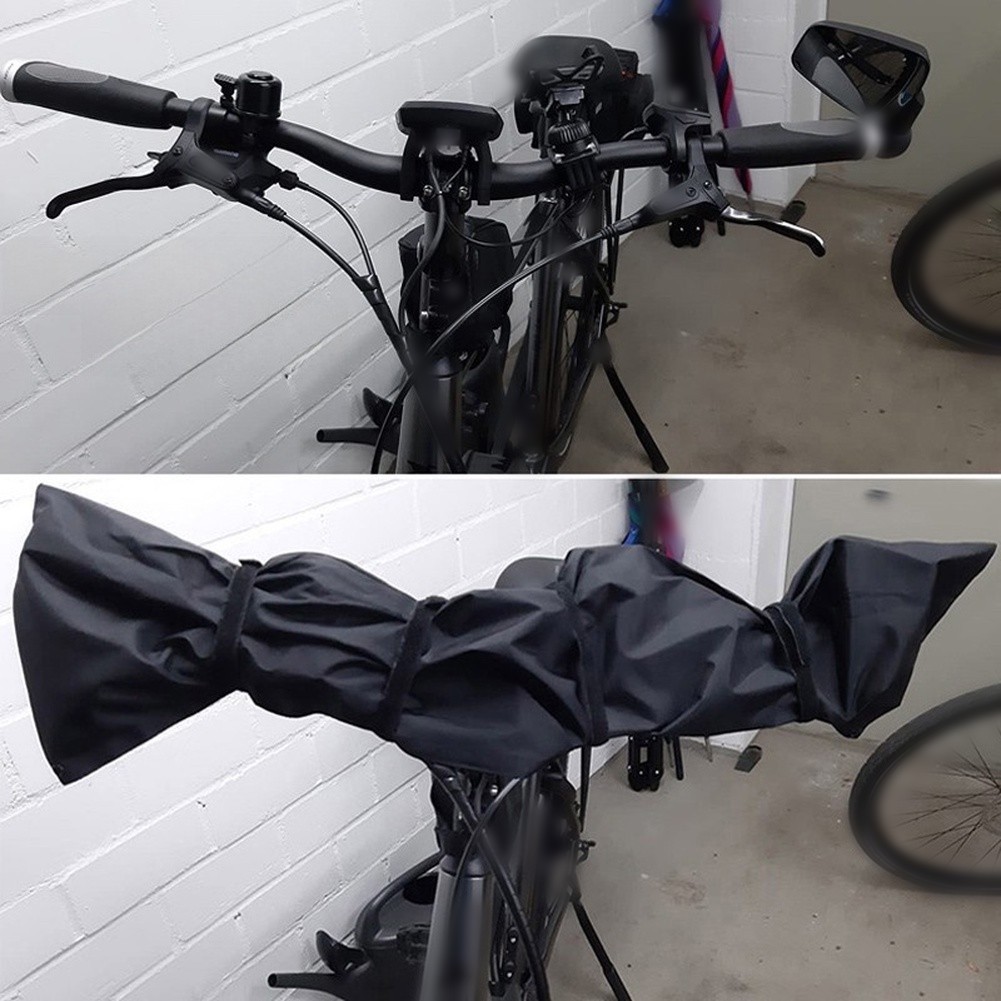 E-Bike Component Cover Set: Neoprene Battery Motor + Oxford Handlebar Covers