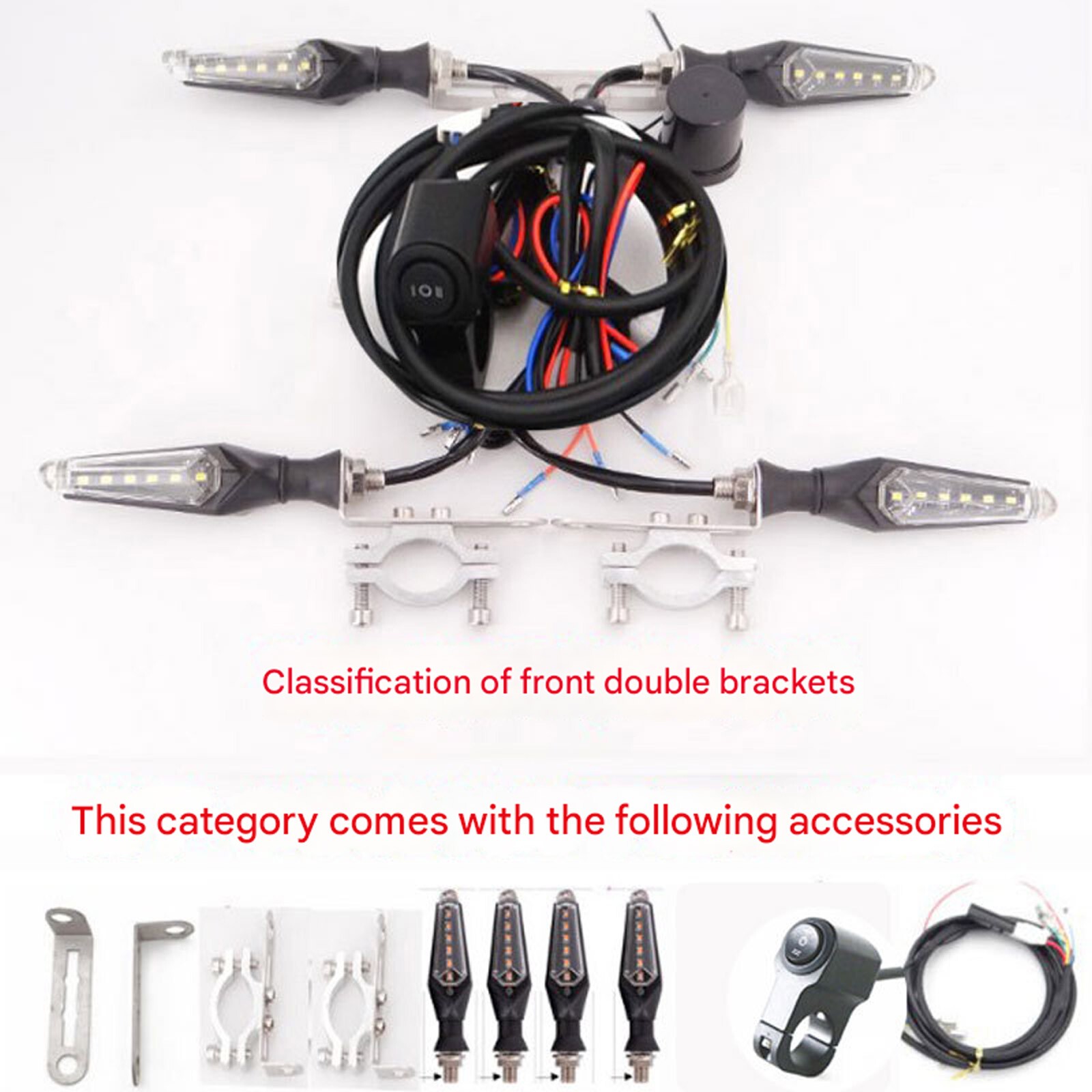 E-bike Electric Bicycle Light Set Flashing LED Turn Signals dicator LightrJ0J