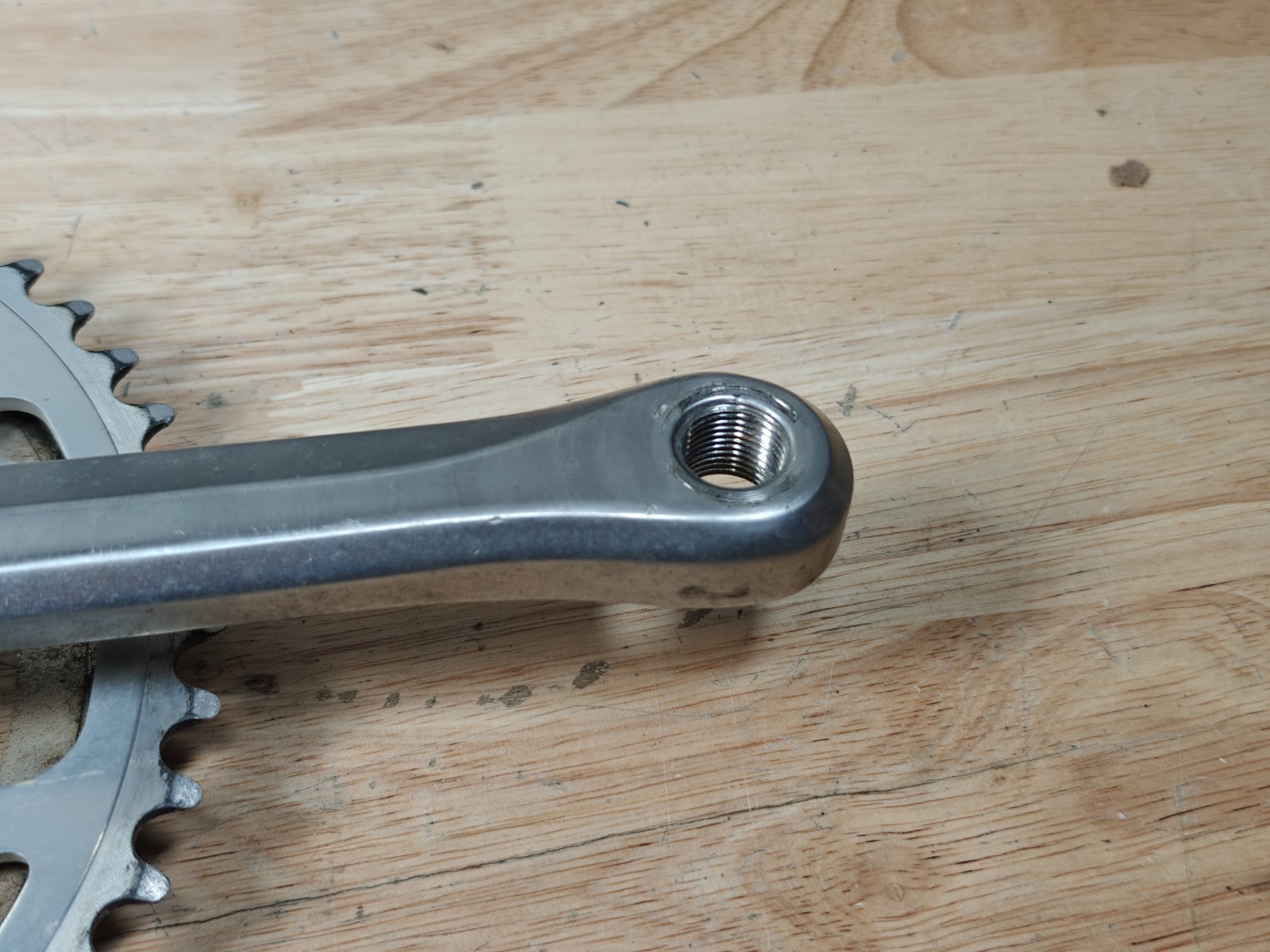 Sakae CR Turbine Crankset, 50/45/32T, 170mm Crank Arm Length, Drive Side Only