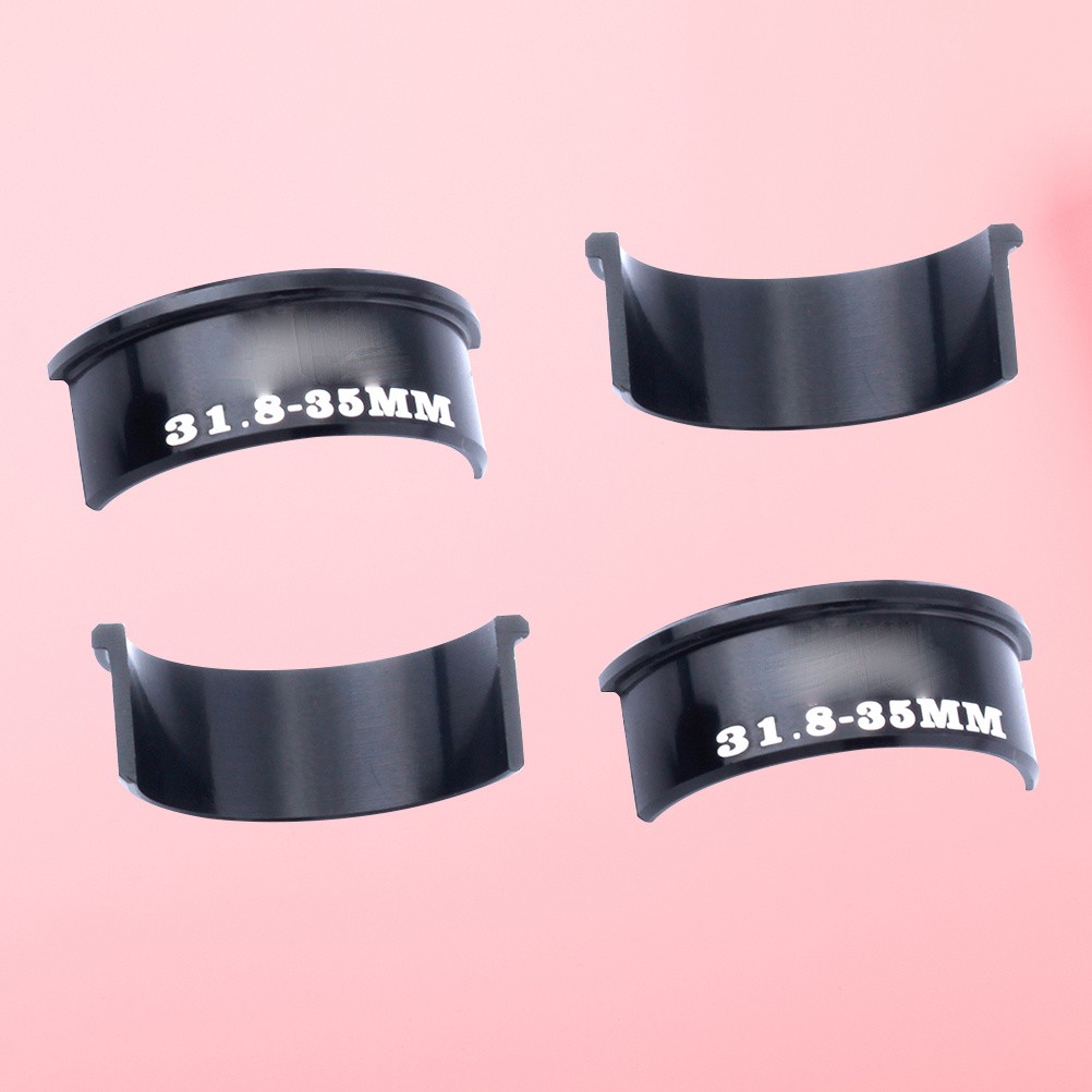 Handlebar Stem Reducer Aluminum Alloy 4Pcs Set For Handlebar Upgrade
