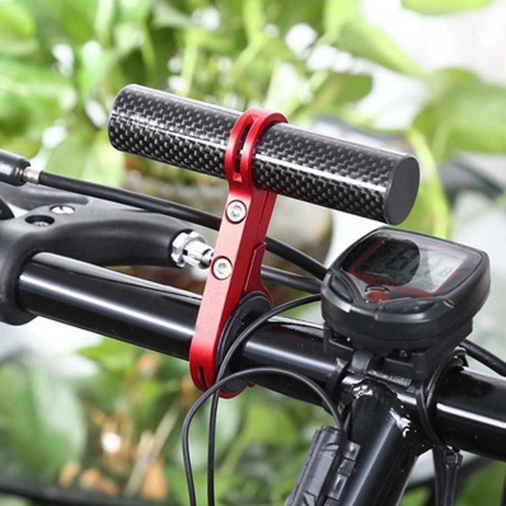 Durable Carbon Fiber Bike Handlebar Extender with Aluminum Clamp – 10cm Length