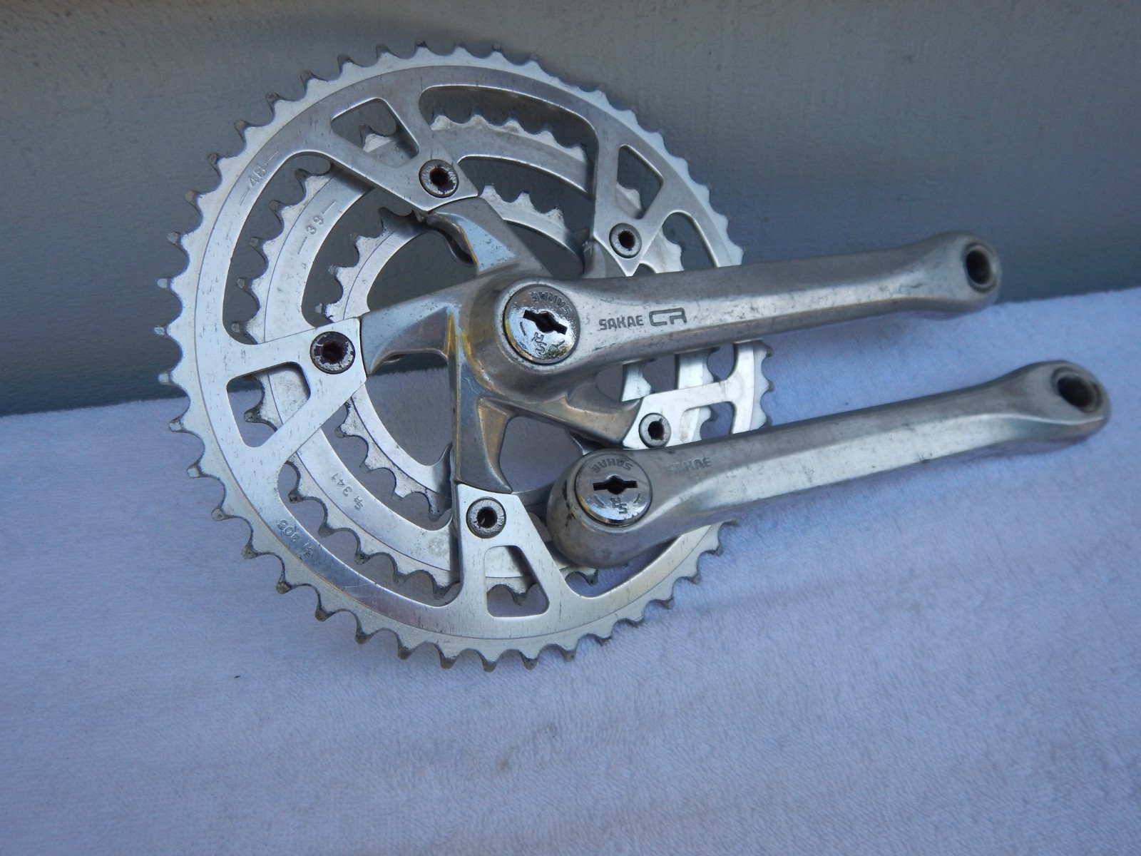 SR Sakae CR Turbine Triple Mountain Touring Bike 175 Cranks Crankset 110BCD