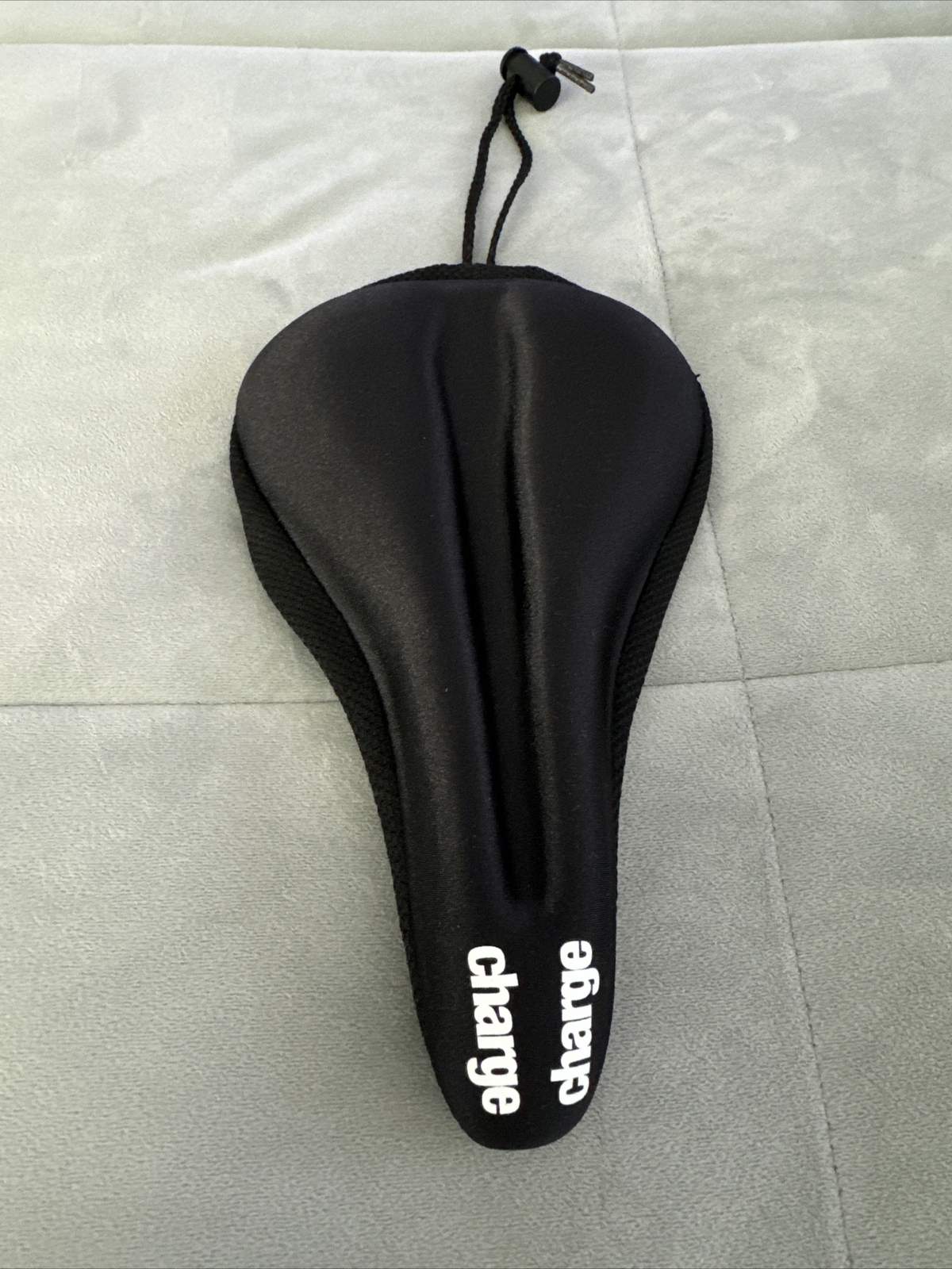 Charge Black Gel Bike Saddle Seat, Comfortable Center Cutaway #CG79432