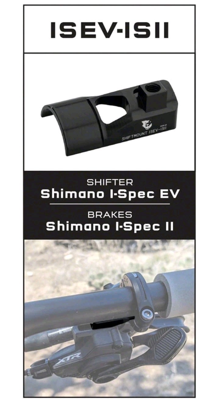 New Wolf Tooth ISEV – ISII Shifter Adapter – Shimano I-Spec EV I-Spec II