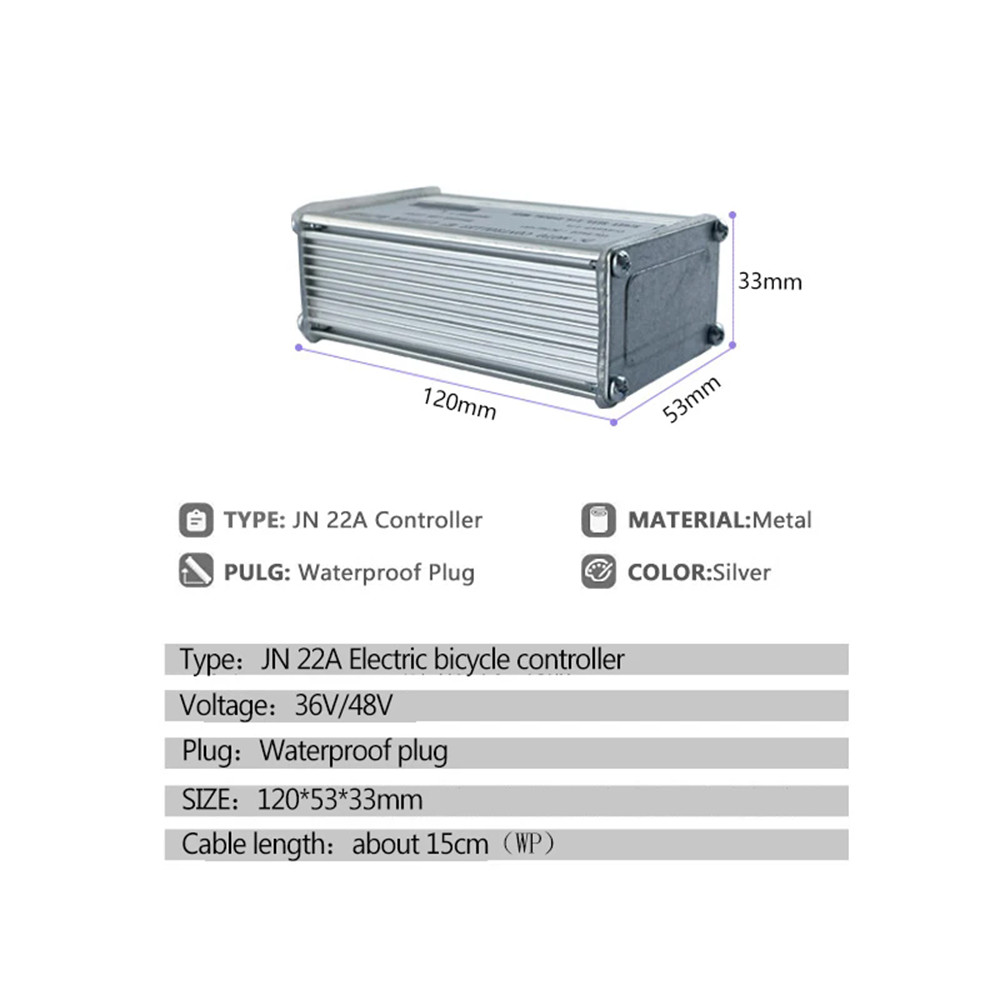 E-Bike Riding Display/Controller 36V/48V 15A 22A Motor 250W 350W 500W 3 9 Pin