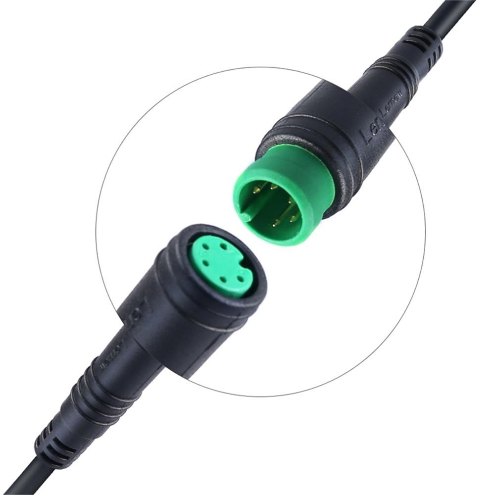 90CM E-bike KT/Bafang Display Waterproof Extension Cable Male To Female 5Pin HAU