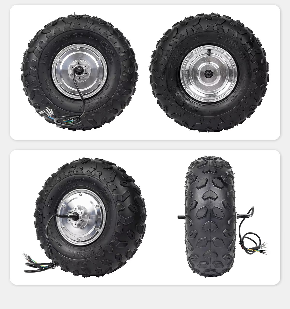 14.5 Inch 48V 1000W Electric Brushless Geared Hub Motor F Agricultural Vehicles