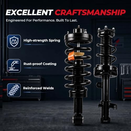 Rear Complete Strut Assembly & Shock Rear Struts(Set of 2) 2002-2003 Camry