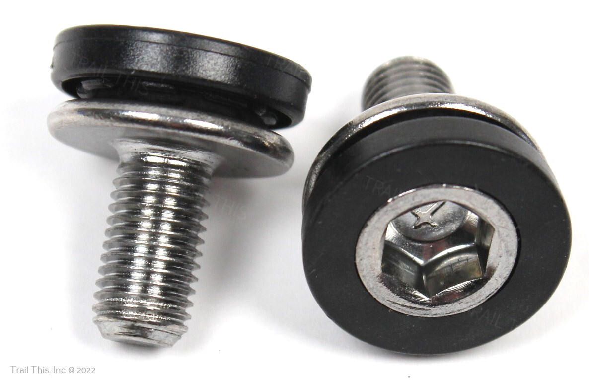 (2) x 8mm x 15mm Hex Bike Crank Arm Fixing Bolts for Square Taper Bottom Bracket