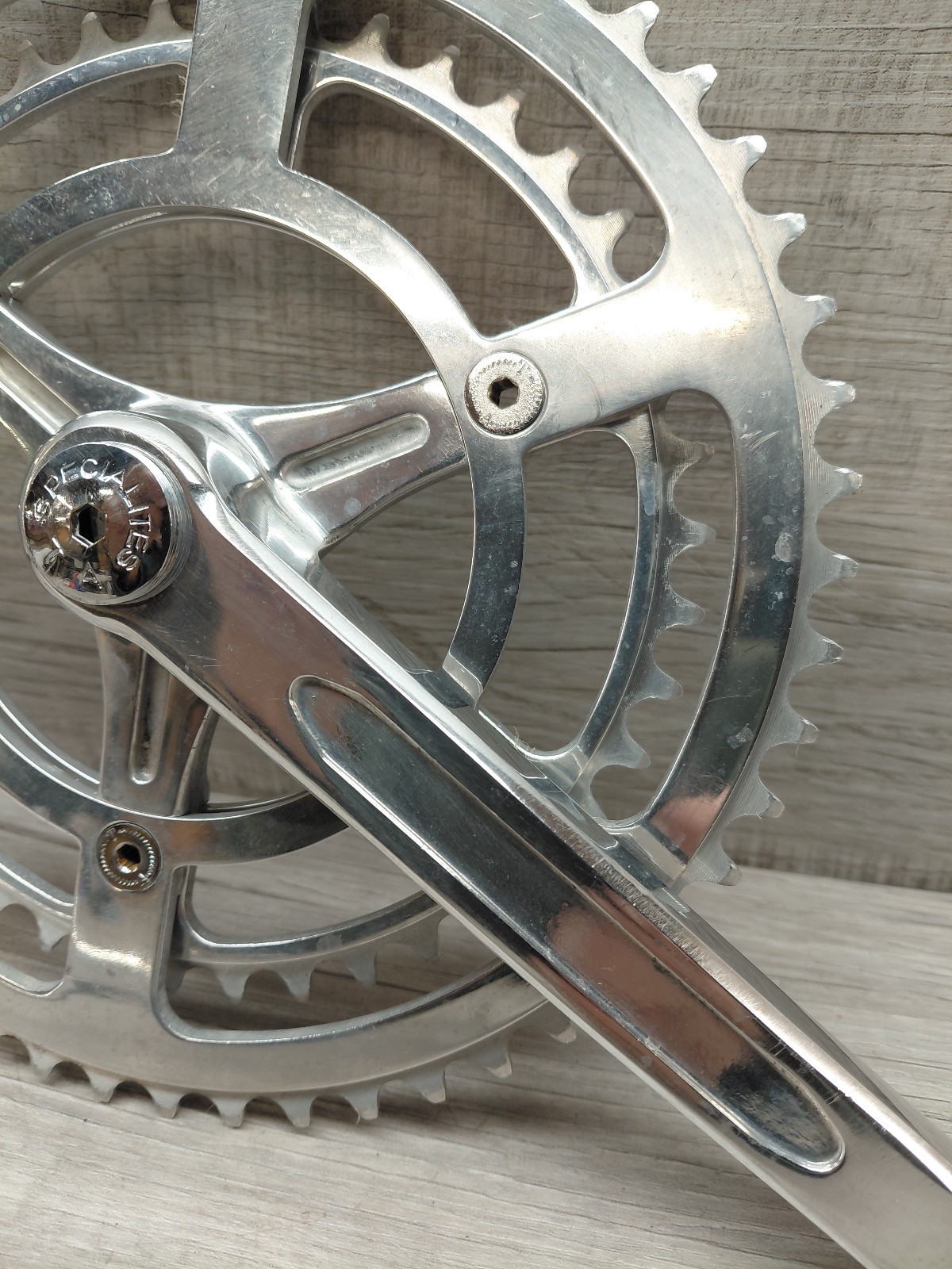 Vintage Specialties TA 3-Arm Crank-Set 170 mm 52/42 T Double Road Bike France