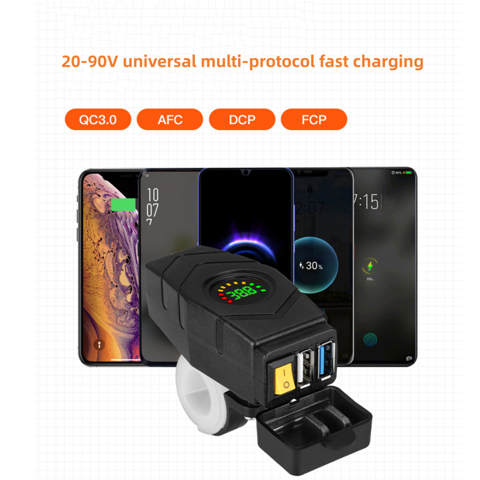 86x33x24mm USB Charger Adapter Repairing Accessories For Mobile Phones m