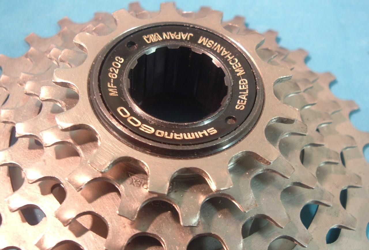 Shimano 600 EX 13T-30T MF-6208 6-Spd Road/MTB Freewheel-NEW/NOS SIS NMint+
