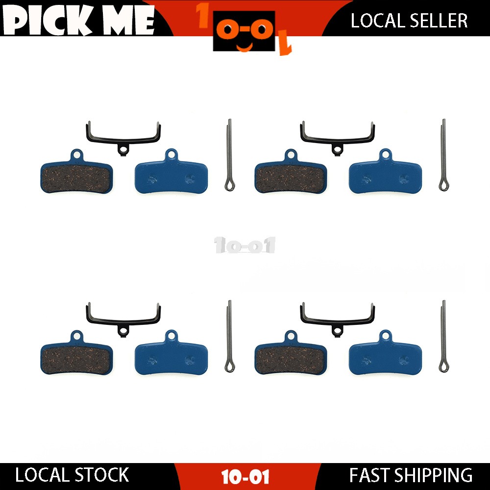 4 Pairs Semi Metal Bicycle Bike Disc Brake Pads For TRP DHR EVO HD-M845 HD-M846