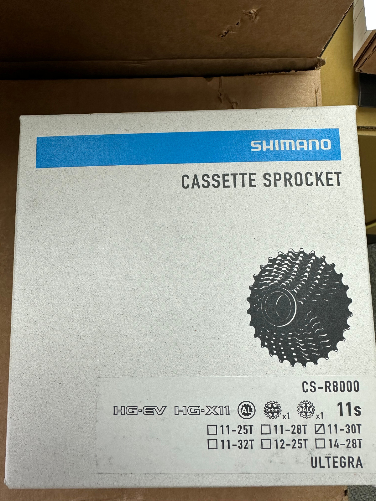 Shimano ULTEGRA R8000 CS-R8000 11-30t 11-Speed HG Cassette BRAND NEW IN BOX