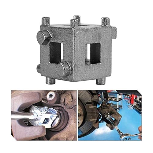 Acxico 1Pcs Car Rear Disc Brake Piston Retractor Tool Calliper Adaptor Silver