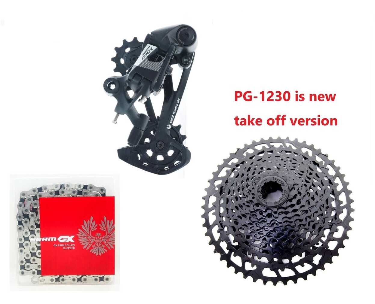 SRAM APEX 1×12 Eagle Mechanical Shifter/Rear Derailleur/CN/CS Groupset READ