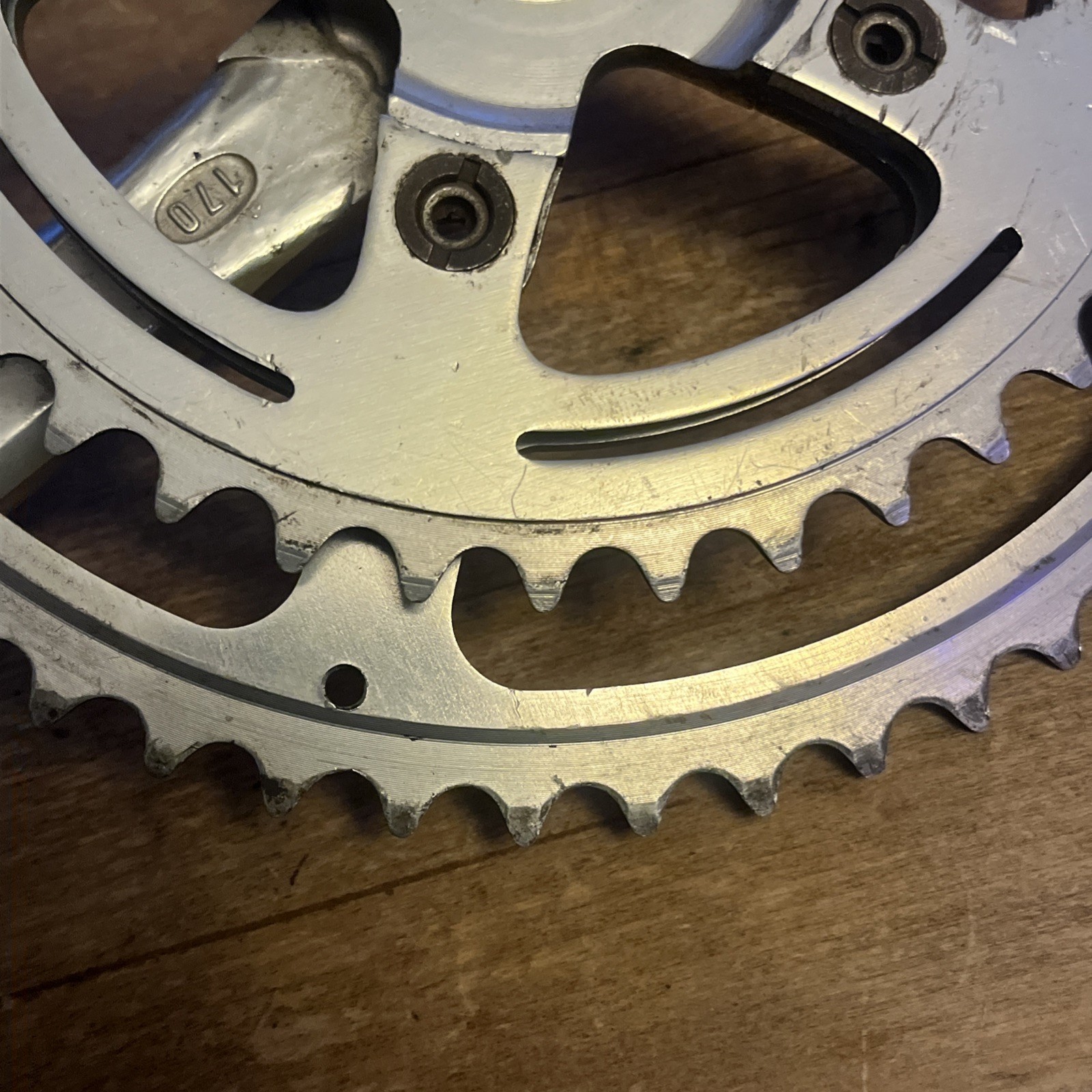 Vintage SR Apex Drive Side Crank 170 mm 86 BCD 52/40 T 70s 80s Road Japan