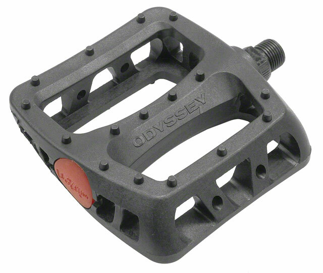 Odyssey Twisted PC Pedals – Platform, Composite/Plastic, 9/16″, Black