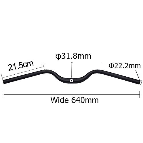 Urban Road Bike Bicycle Retro Handlebar 31.8mm Moustache Shape Wide 640mm