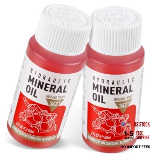 High Performance Mineral Oil Brake Fluid 120ml for Shimano, Tektro and TRP
